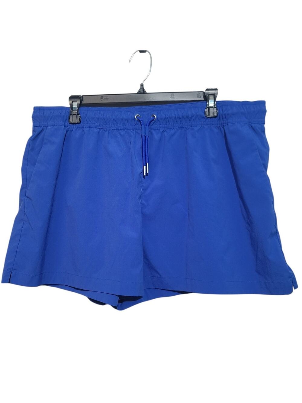 Athleta Midday Mid-Rise Poplin Shorts Cobalt Blue XL